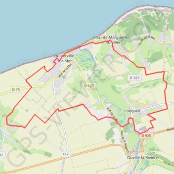 Trace GPS L'estuaire Vallée de la Saâne - Longueil, itinéraire, parcours