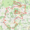 Trace GPS Le Crêt d'Arjoux et le Mont Popey - Saint-Romain-de-Popey, itinéraire, parcours