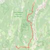 Trace GPS Traversee Hauts Plateaux du Vercors, itinéraire, parcours