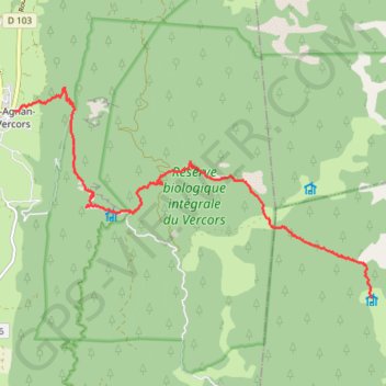 Trace GPS Cabane de la Jasse du Play, itinéraire, parcours