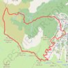 Trace GPS Pic du Han par les Monts d'Olmes, itinéraire, parcours