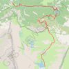 Trace GPS Du lac d'Anterne au Fardelay par le Cirque des Fonds, itinéraire, parcours