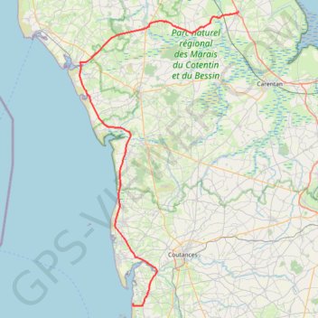 Trace GPS 3 Sainte-Mère Hauteville, itinéraire, parcours