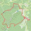 Trace GPS Autour de la vallée de la haute Mossig, itinéraire, parcours