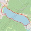 Trace GPS Lac de Nantua, itinéraire, parcours