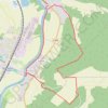 Trace GPS Le Fey et la vallée de l'Yonne, itinéraire, parcours