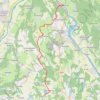 Trace GPS Sault brenaz - Courtenay, itinéraire, parcours