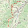Trace GPS Grande Traversée du Massif Vosgien (GTMV), itinéraire, parcours