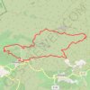 Trace GPS FEUILLA - Pla de Mezenac, Pla del Castel- moulin- 15,6km- 530m (Elise 14 03 21), itinéraire, parcours