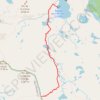Trace GPS Encantats - Refuge de Colomers vers Creux de Colomers, itinéraire, parcours
