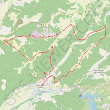 Trace GPS Les Arnavels, itinéraire, parcours