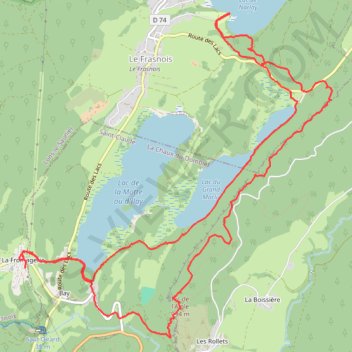 Trace GPS Pic de l'Aigle et région des lacs, itinéraire, parcours