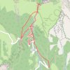 Trace GPS Sortie raquettes du Coq aux Ayes (Chartreuse), itinéraire, parcours