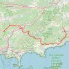 Trace GPS GR51 De Grimaud à Belgentier (Var), itinéraire, parcours