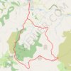Trace GPS Hocha Handia depuis le village d' Iholdy, itinéraire, parcours