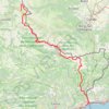 Trace GPS Traversée du Mercantour, itinéraire, parcours