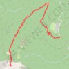 Trace GPS Cul de Lampe depuis Curiere (Chartreuse), itinéraire, parcours