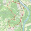 Trace GPS Contreforts de la vallée du Rhône, itinéraire, parcours
