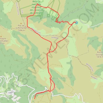 Trace GPS Col des supeyres, itinéraire, parcours