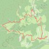 Trace GPS Le lac du Clou - Arêches, itinéraire, parcours