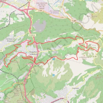 Trace GPS Raid SFR Cassis, itinéraire, parcours