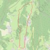 Trace GPS Balade de Saint Nizier, itinéraire, parcours