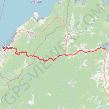 Trace GPS Havelock - Nelson, itinéraire, parcours