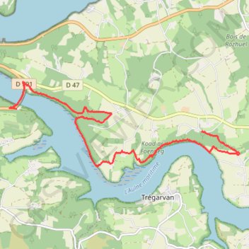 Trace GPS Randonnée au Saut du Loup, itinéraire, parcours