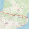 Trace GPS Trace De l'Océan à la Méditerranée (34 Cols), itinéraire, parcours