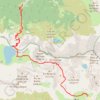 Trace GPS Le lac Bleu, du Tourmalet au Chiroulet, itinéraire, parcours