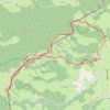 Trace GPS Harguibel Crête Peña de Alba depuis Les Aldudes, itinéraire, parcours
