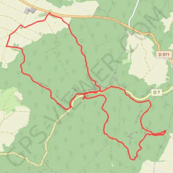 Trace GPS Ru Blanc, itinéraire, parcours