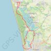 Trace GPS 220309 VTT Brem - Les Sables, itinéraire, parcours