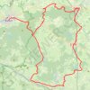 Trace GPS Val Saint-Benoit - Autun, itinéraire, parcours