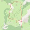 Trace GPS alain prop - Lauvet d’Ilonse court, itinéraire, parcours