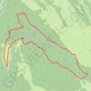 Trace GPS Cascade de Luizet, itinéraire, parcours
