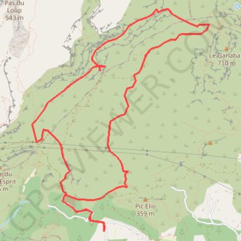 Trace GPS Sentier de Pagnol - Puits de Raimu - Grotte de Manon - Garlaban, itinéraire, parcours