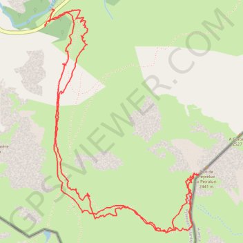 Trace GPS Pic de Peyrelue, itinéraire, parcours