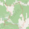 Trace GPS Mialet - Roquefeuil et Aigladines, itinéraire, parcours