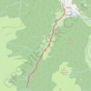 Trace GPS Les Cascades du chemin d'Espagne, itinéraire, parcours