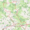 Trace GPS De Pouges en Vallons - Saint-Clément, itinéraire, parcours