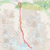 Trace GPS Faux vallon de Clot Chatel, itinéraire, parcours