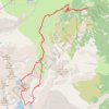 Trace GPS Lacs Ardiden, itinéraire, parcours