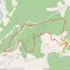 Trace GPS Le Monna - Pouncho d'Agast, itinéraire, parcours
