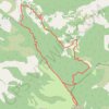 Trace GPS La montagne de Chamouse, itinéraire, parcours
