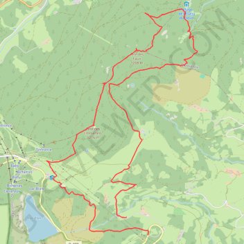Trace GPS Pré Bracot - Refuge de l'Étang du Devin, itinéraire, parcours