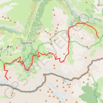 Trace GPS Saraddets-Le Maillet, itinéraire, parcours
