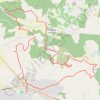 Trace GPS Saint Cannat Fontaine de Doudonne, itinéraire, parcours