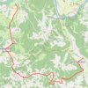 Trace GPS Les Milandes - Saint-Cybranet, itinéraire, parcours