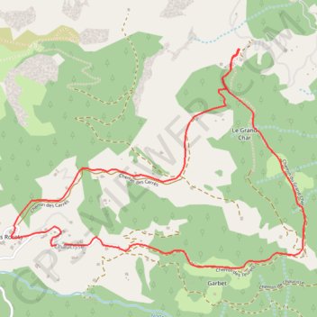 Trace GPS Balade dans le Val d'Arly - De Chaucisse à Nanchard, itinéraire, parcours